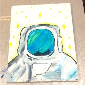 Astronaut painting